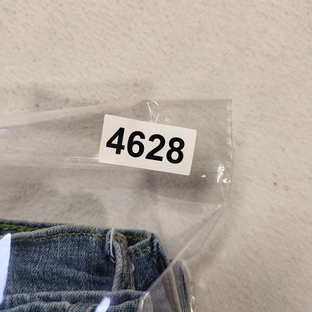 Wrangler Retro Jeans Mens 34x35 Medium Wash Slim Straight Faded 1088MWZJK